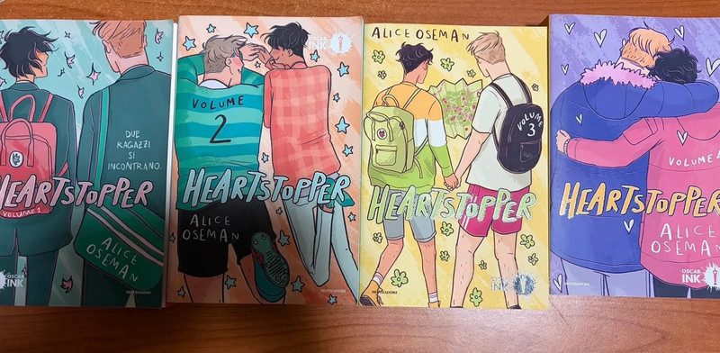 4 libri heartstopper