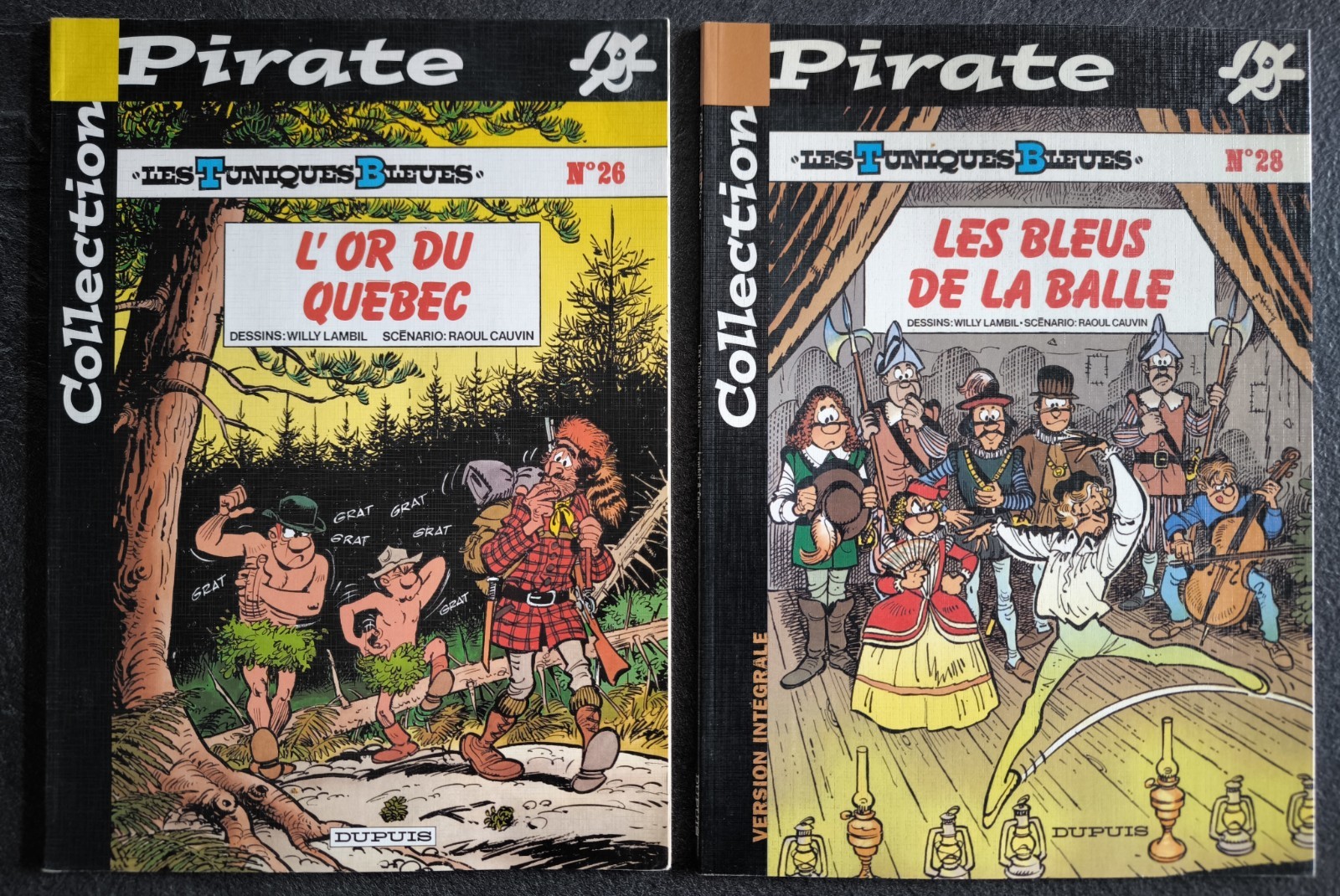 Lot de 2 BD Les tuniques bleues - 26 et 28 - Collection Pirate