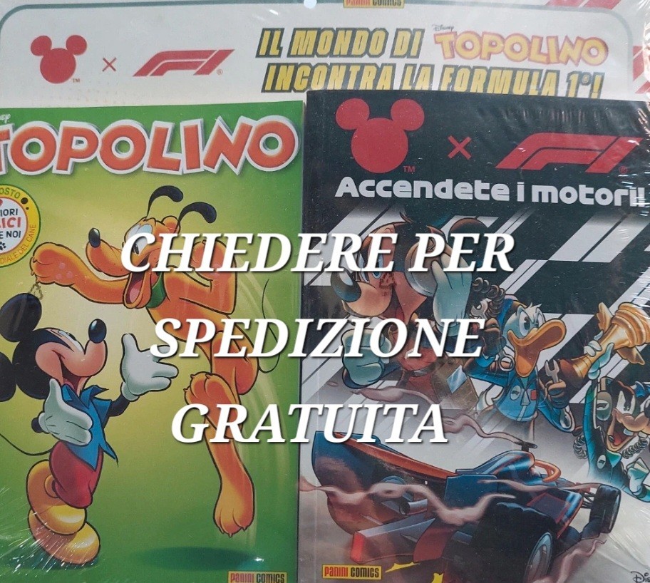 Panini Comics Topolino x F1 "Accendete i motori!" n. singolo 2020 a colori