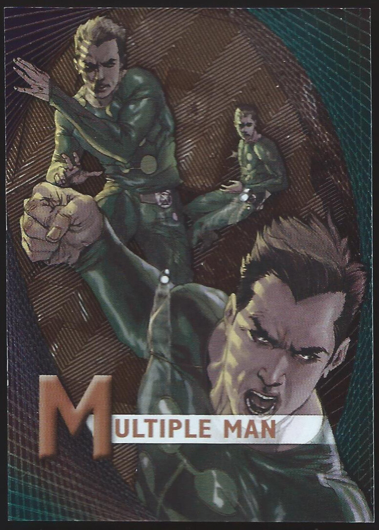 2012 Marvel Beginning Series 2 PRIME MICROMOTION Foil inciso #M-34-MULTIPLE MAN