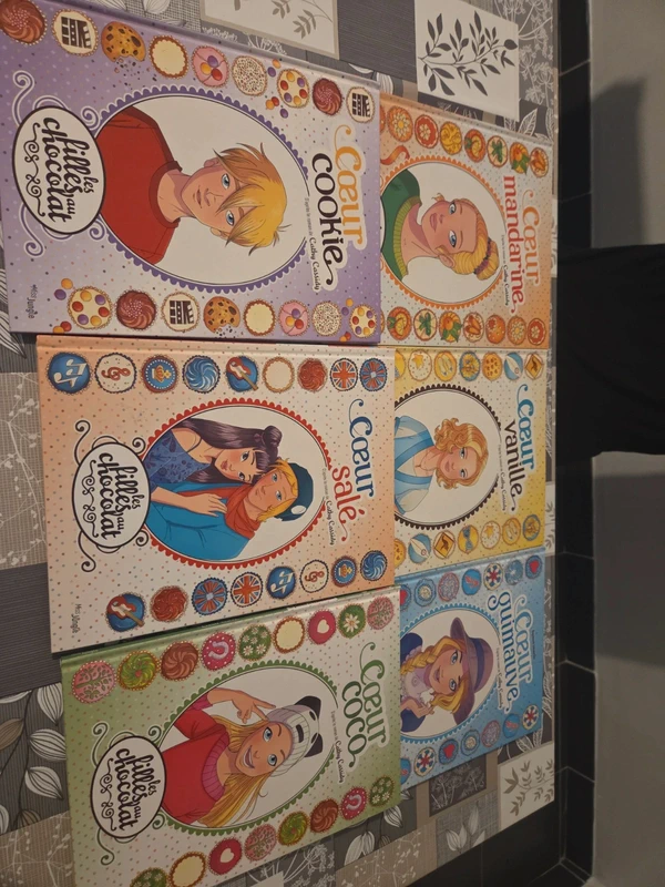Livres les filles au chocolat