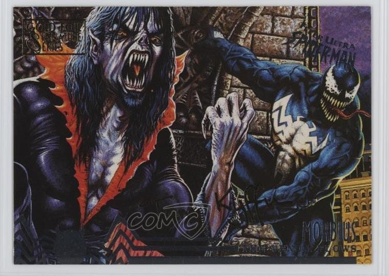 1995 Fleer Ultra Marvel Spider-Man The Venom Flows Morbius Venom #106 05k6