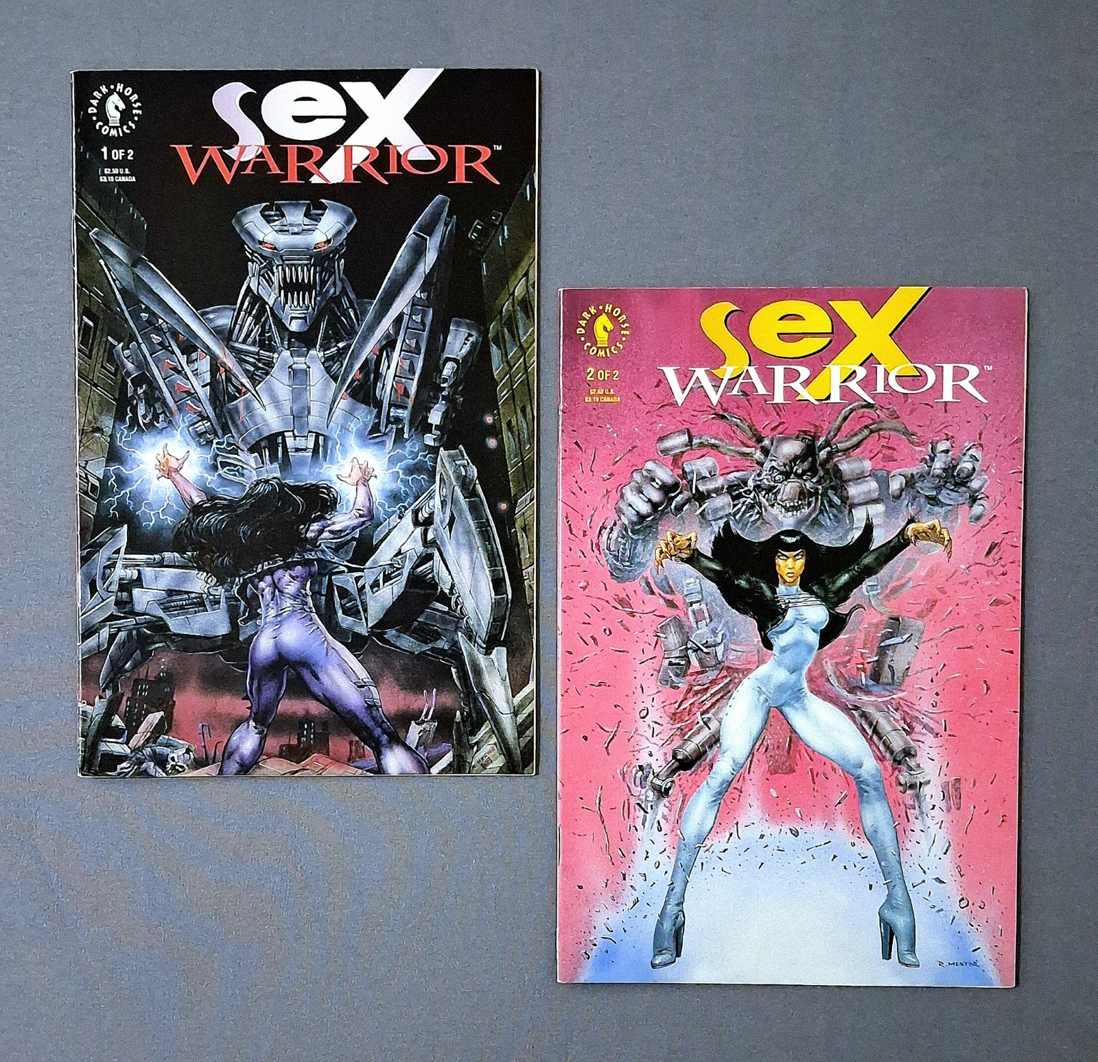 SEX WARRIOR #1-2 (Dark Horse Comics 1991) set completo