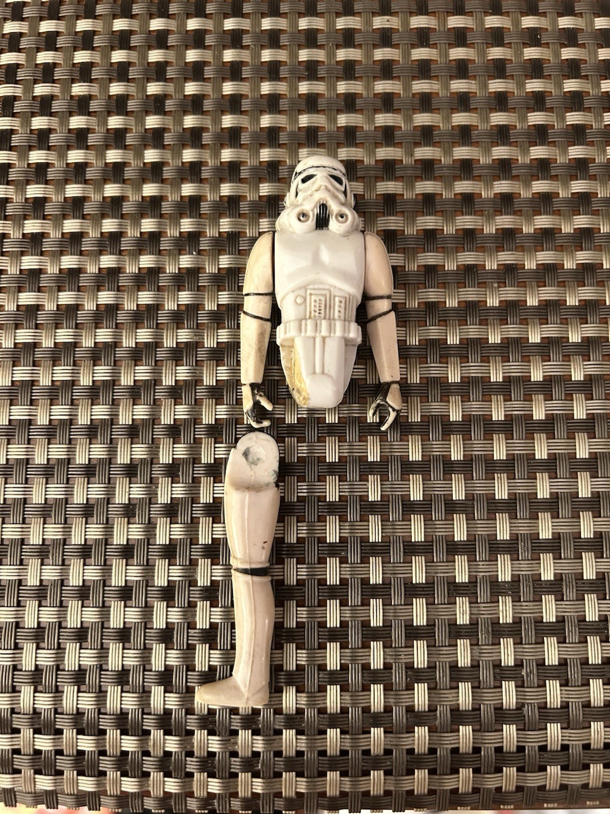 Modellino Kenner Star Wars 1977 Stormtrooper - Hong Kong danneggiato