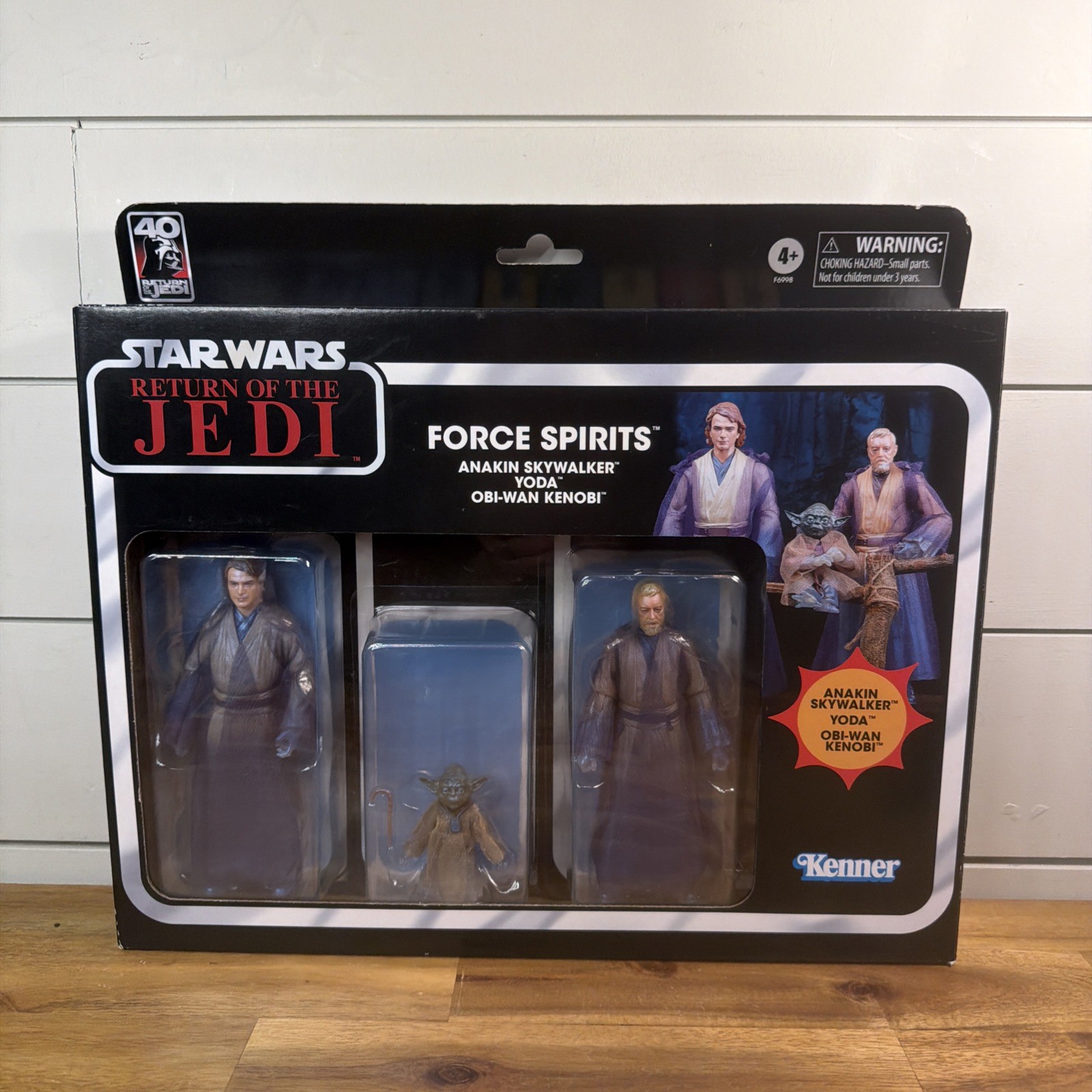 Star Wars Black Series Force Spirits Ghosts Figure confezione da 3 Yoda, Anakin & Obi-Wan
