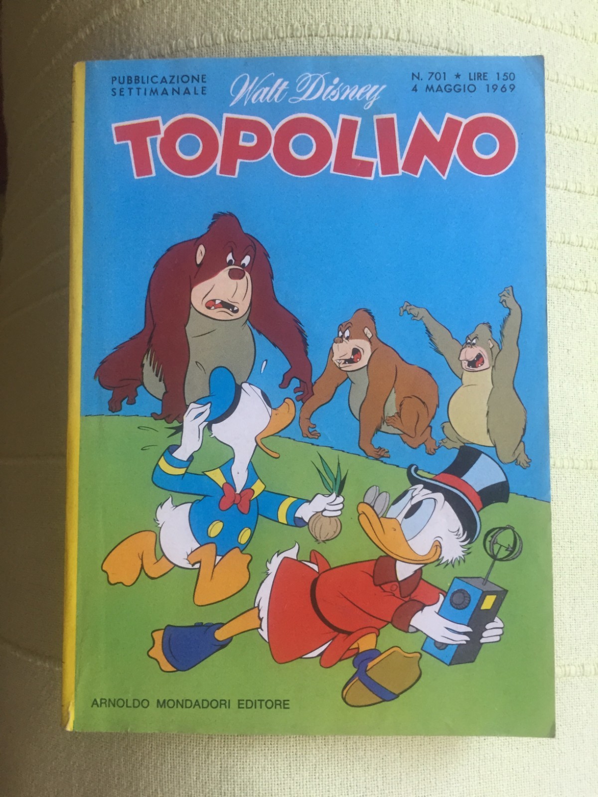 TOPOLINO N° 701 - 4 MAGGIO 1969,  CON I BOLLINI. OTTIMO/EDICOLA!