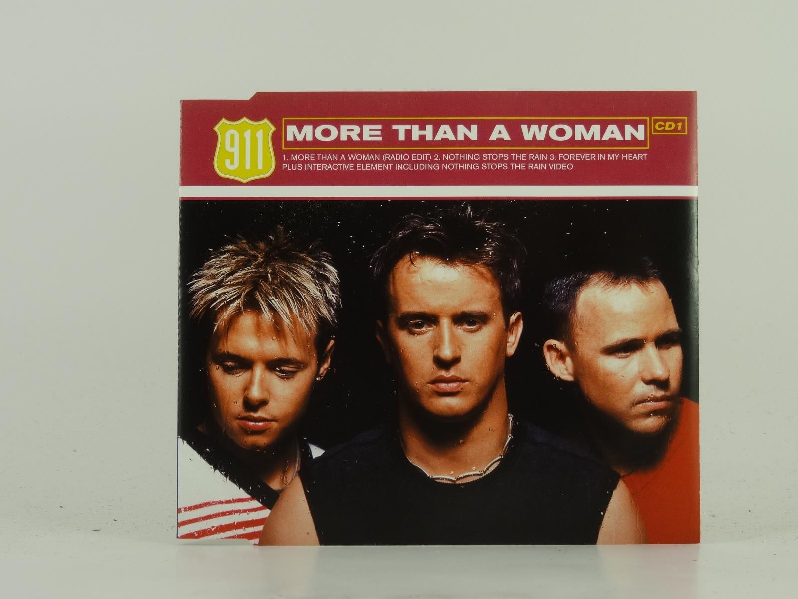 911 MORE THAN A WOMAN (CD 1) (D18) 3 Track CD Single including Picture Sleeve VI