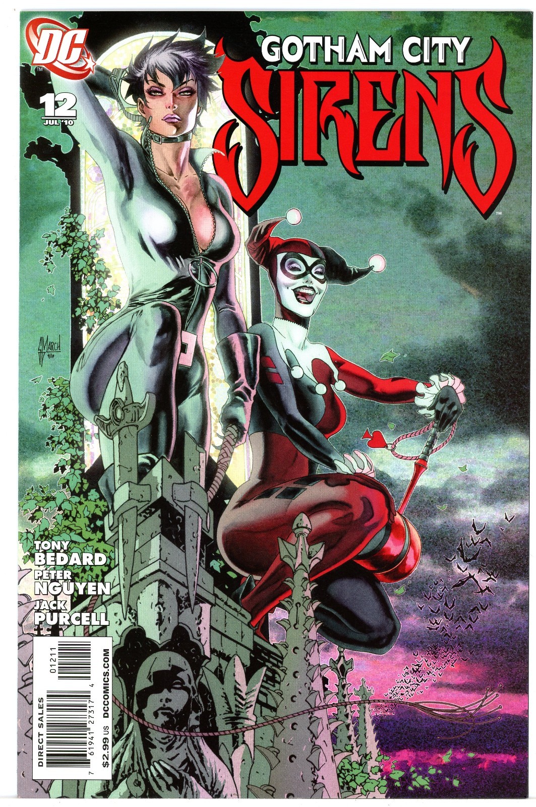 Gotham City Sirens #12 DC 2010 VF/NM Poison Ivy Spotlight fumetto