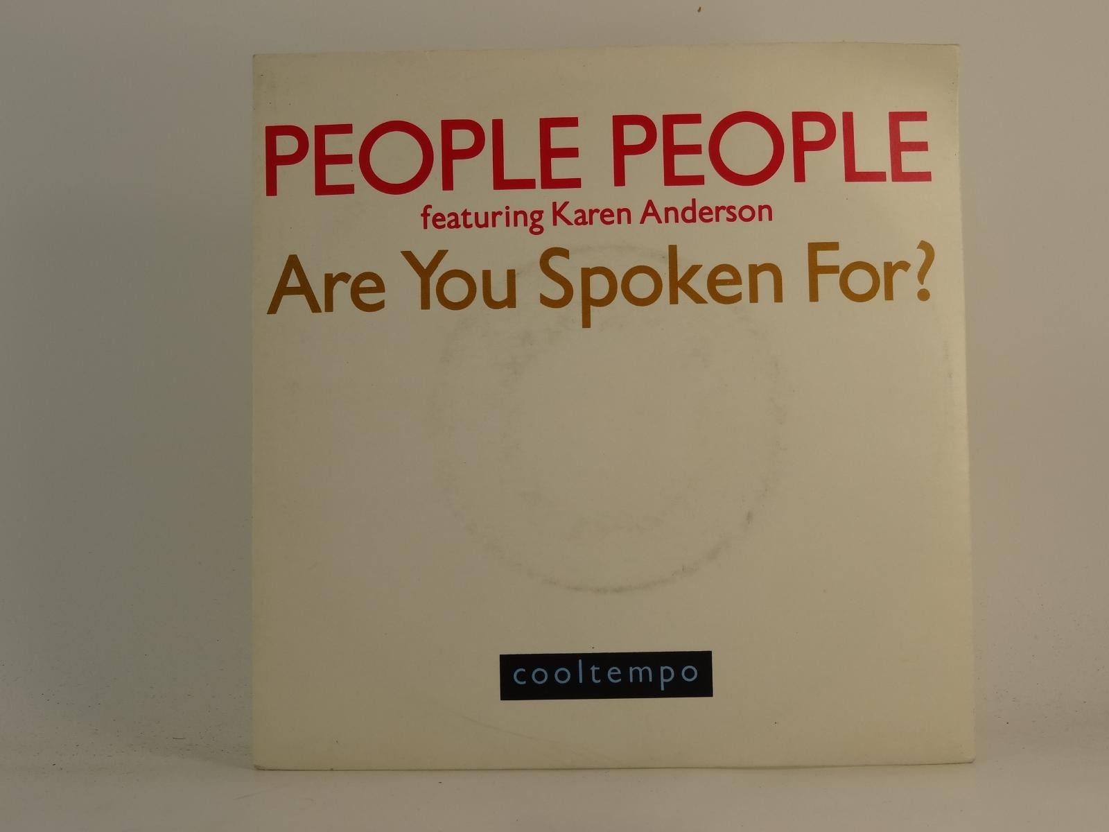 PEOPLE PEOPLE FT KAREN ANDERSON ARE YOU SPOKEN FOR? (70) 2 Track 7" Single inclu