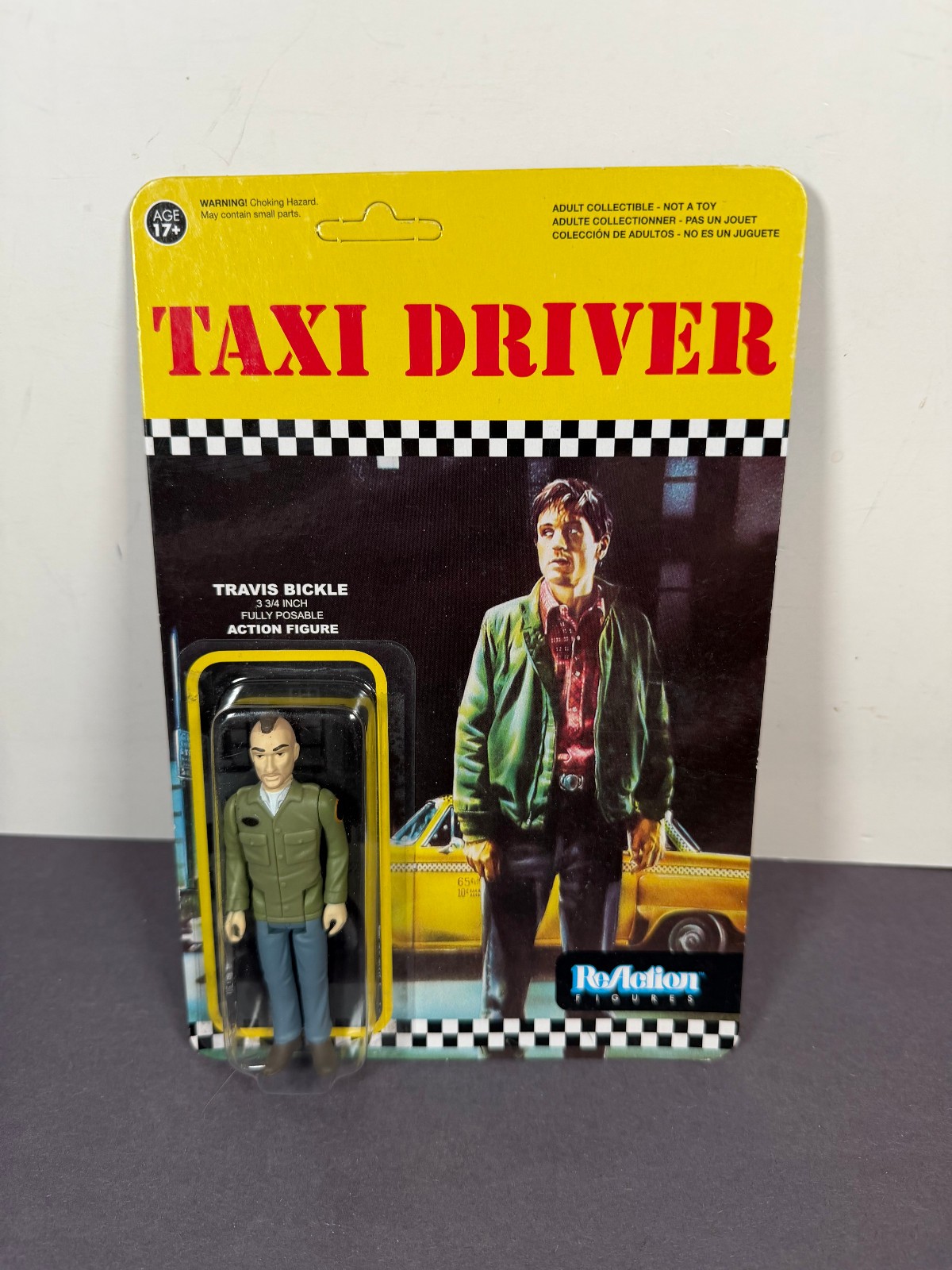 Super7 ReAction Taxi Driver TRAVIS BICKLE 3.75" Action Figure 2015