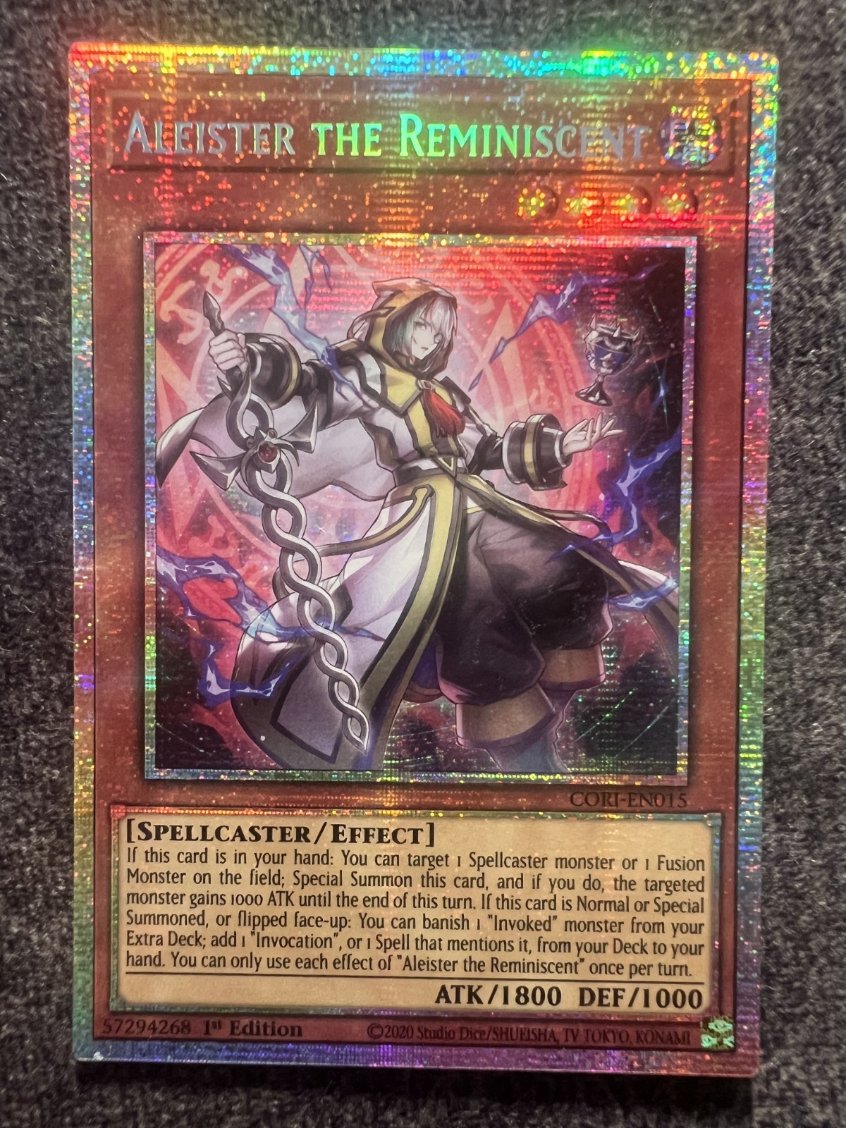 Yugioh Aleister The Reminiscent CORI-EN015 Starlight Rare 1st Edition NM