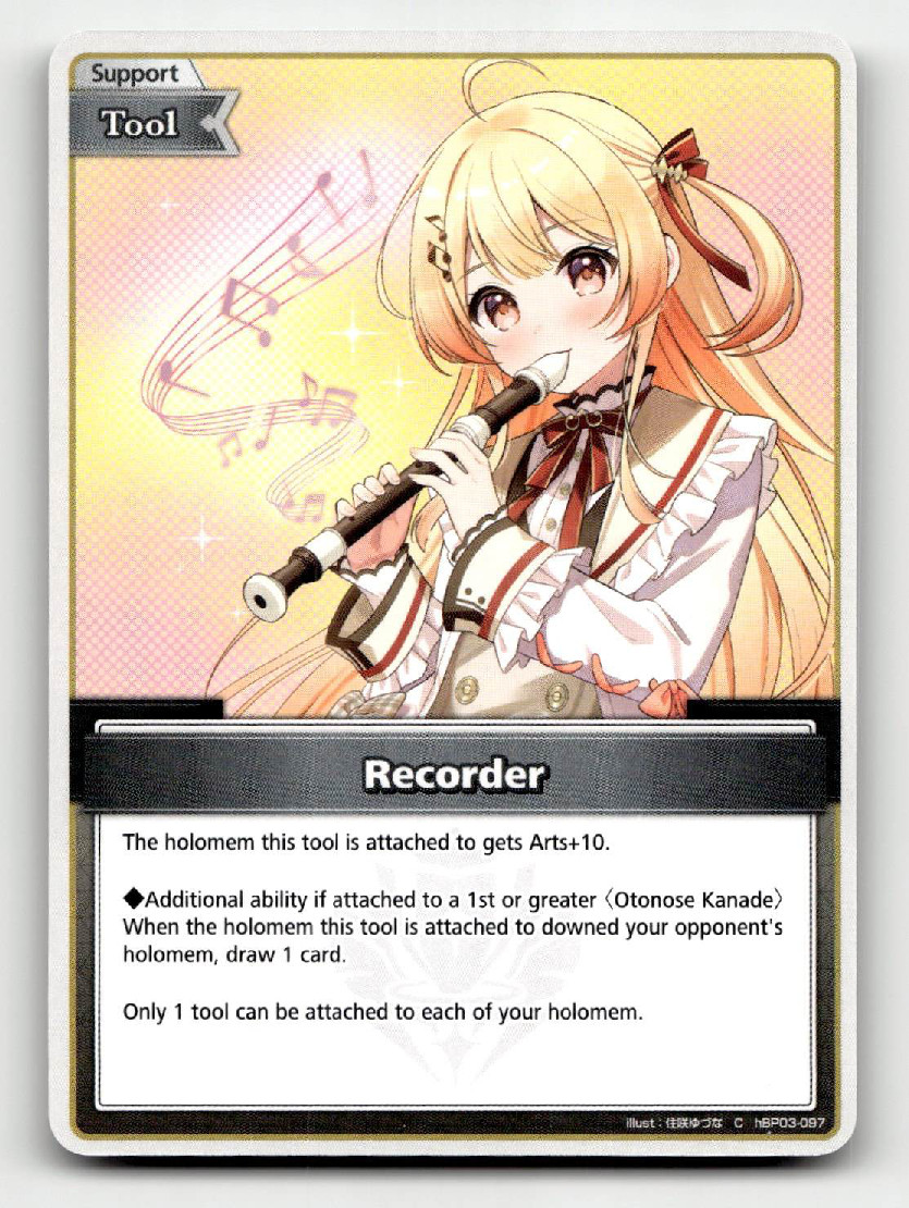 Registratore (C) - hololive GIOCO DI CARTE UFFICIALE - Elite Spark