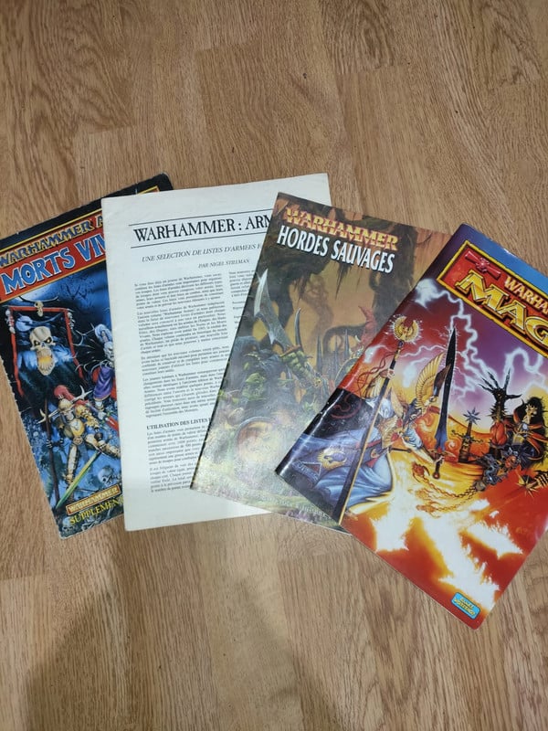 Warhammer Lot Livres armées