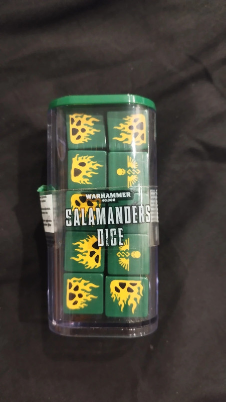 Warhammer dados salamandras