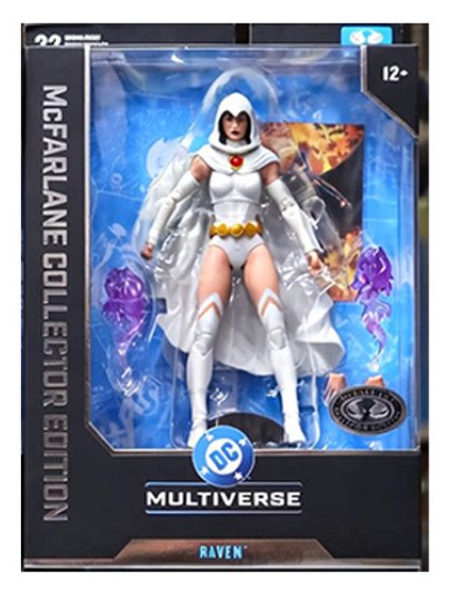 Figurina McFarlane DC Multiverse Collector Edition Raven Platinum Variant 1/10 nuova