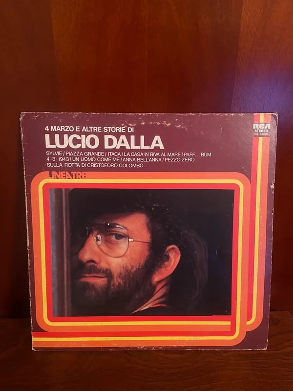 Vinile LP Lucio Dalla - 4 Marzo e Altre Storie (1976) Prima Stampa LineaTre