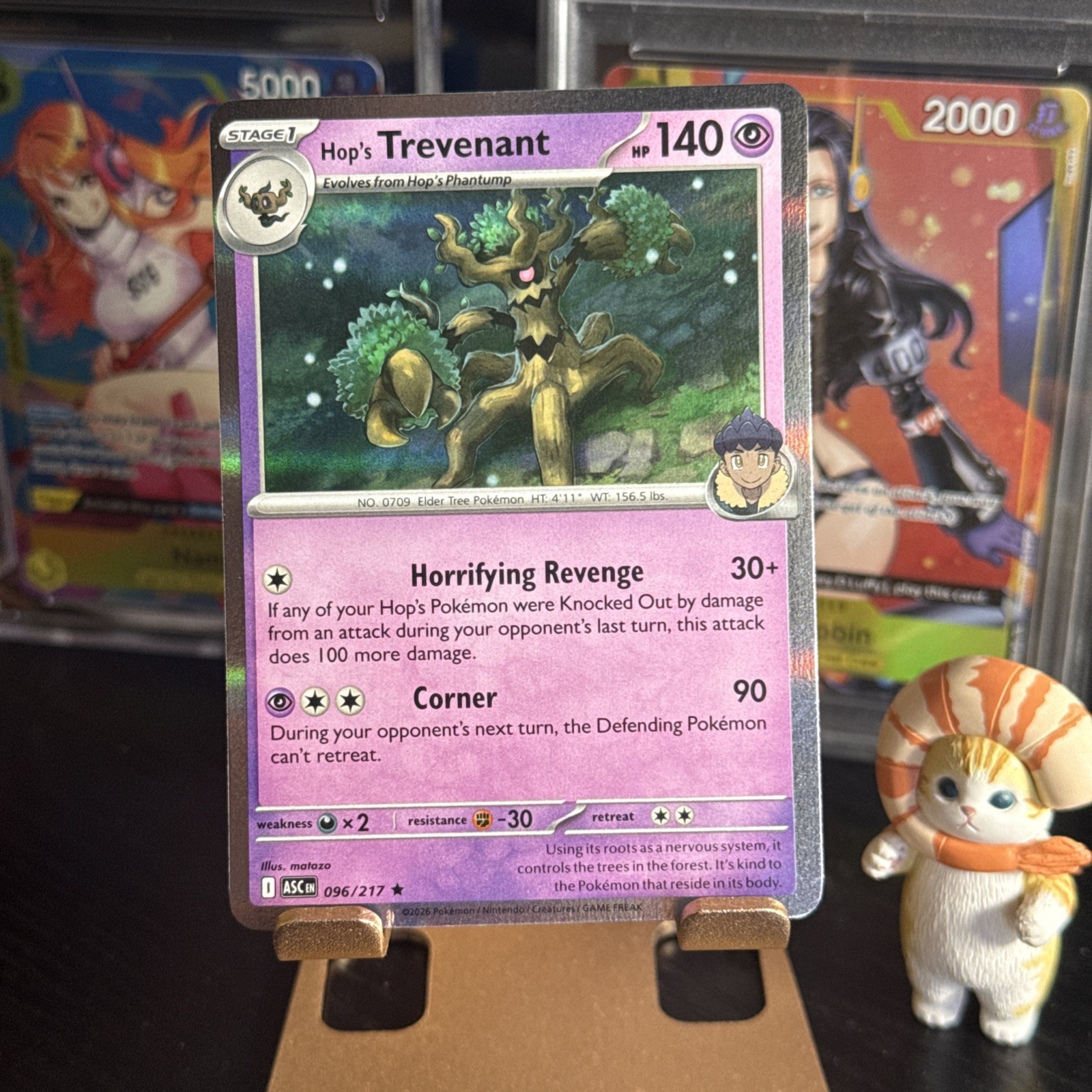 HOP'S TREVENANT 096/217 RARO EROI ASCESI POKEMON HOLO NM