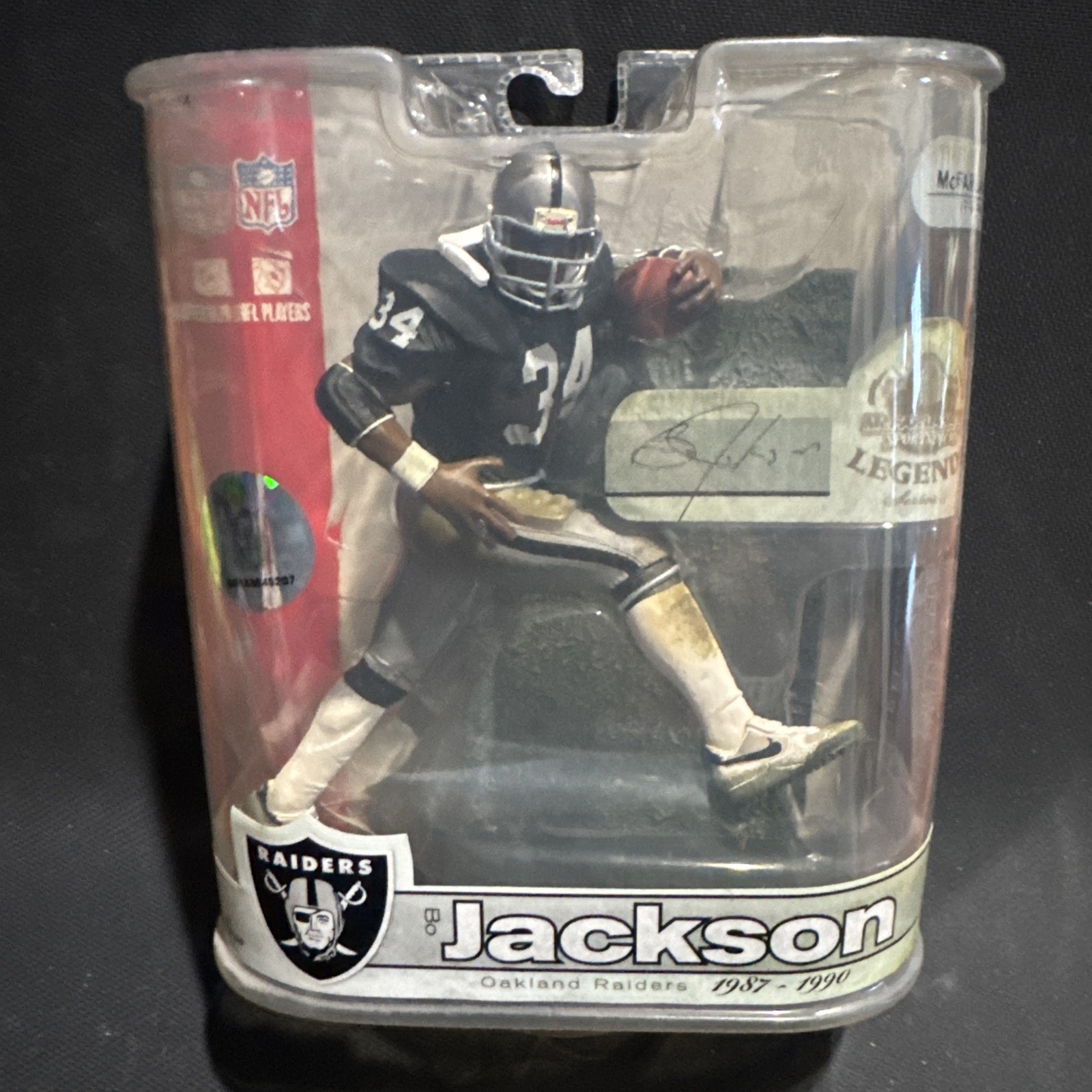 McFarlane Toys Bo Jackson Oakland Raiders Ledgends Series 3 Action Figures NFL