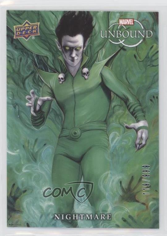 Upper Deck 2022 Marvel Unbound 119/999 Nightmare #101 gd1