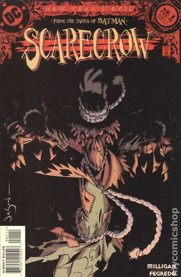 Batman Scarecrow New Year's Evil #1 FN 1998 Stock Image