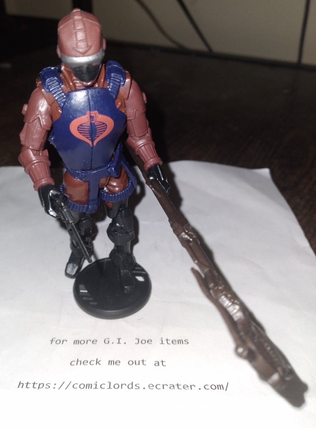 Cobra H.I.S.S. Tank Driver 100% Completo Inseguimento di Cobra GI JOE GIJOE HISS