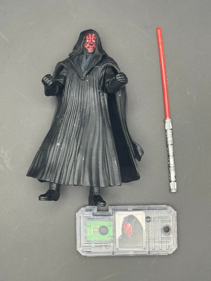 Mantello Star Wars Episodio I Darth Maul Tatooine completo Hasbro 1999 POTF 2
