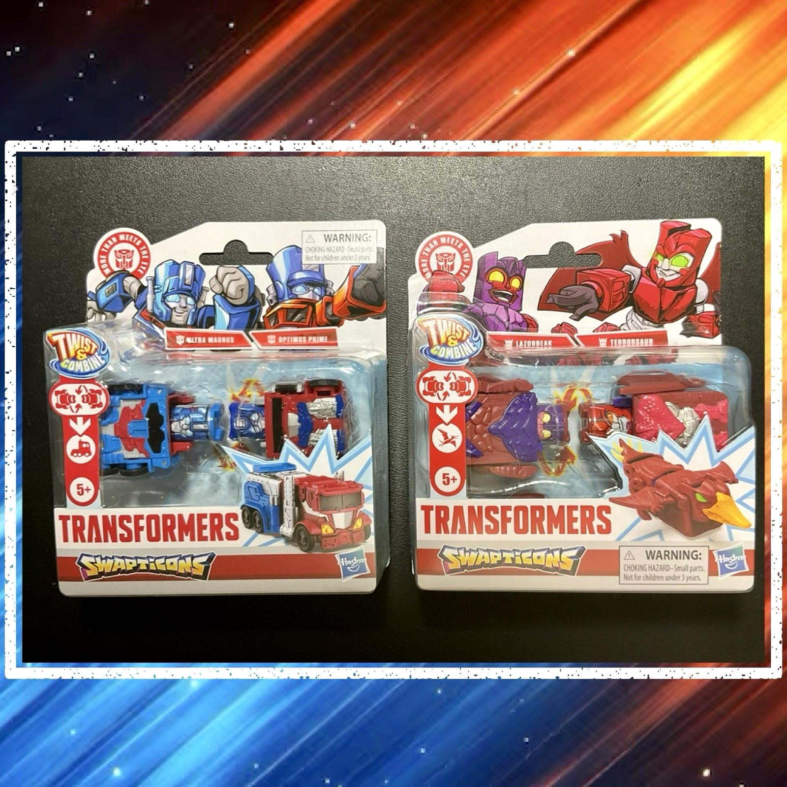 Transformers SWAPTICONS TWIST & COMBINE - 4 Interchangeable Mix & Match Bots