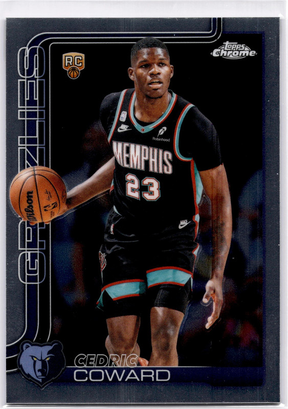 2025-26 Topps Chrome Update #161 Cedric Coward