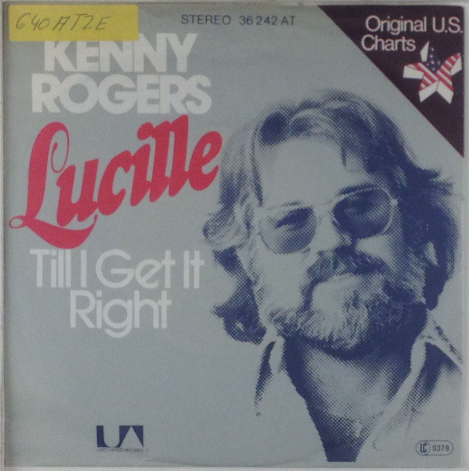 7" Singolo - Kenny Rogers - Lucille - S557 - Lavato E Pulito