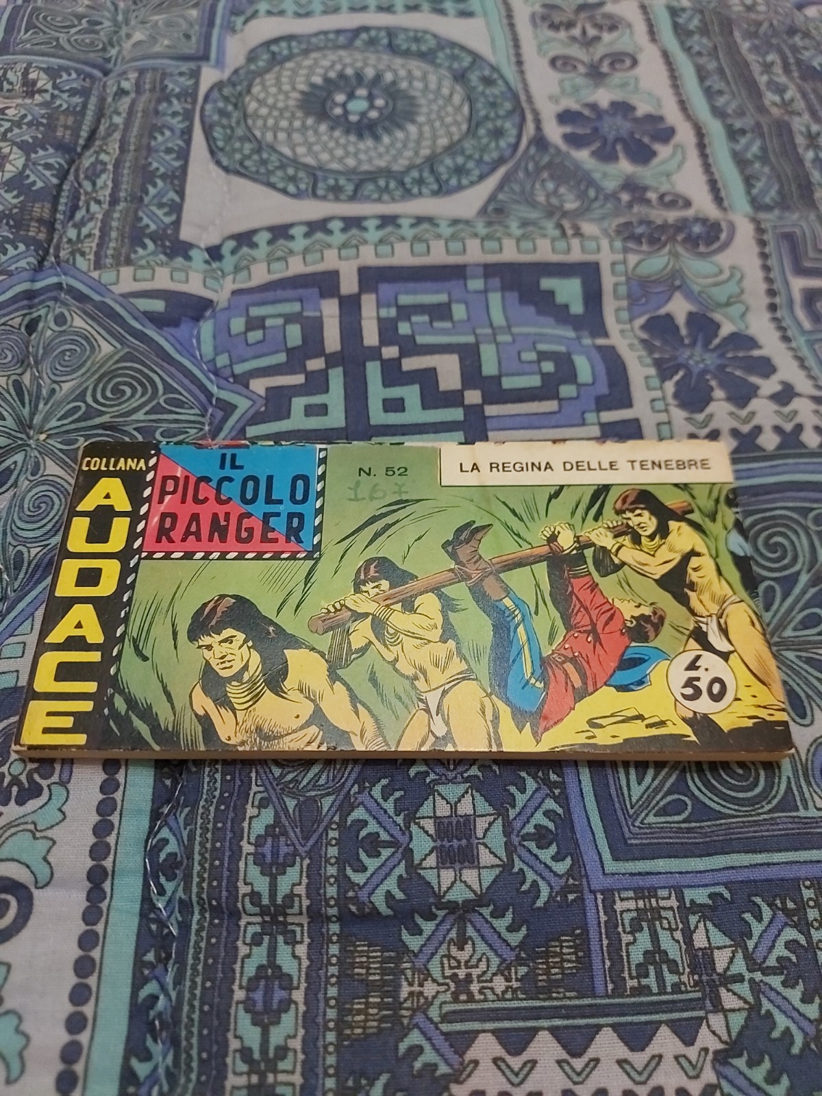 Piccolo ranger striscia settima serie n. 52  di busta