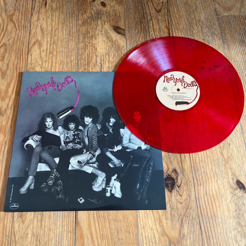Vinyle 33t - New York Dolls - Reissue / Red disc edition