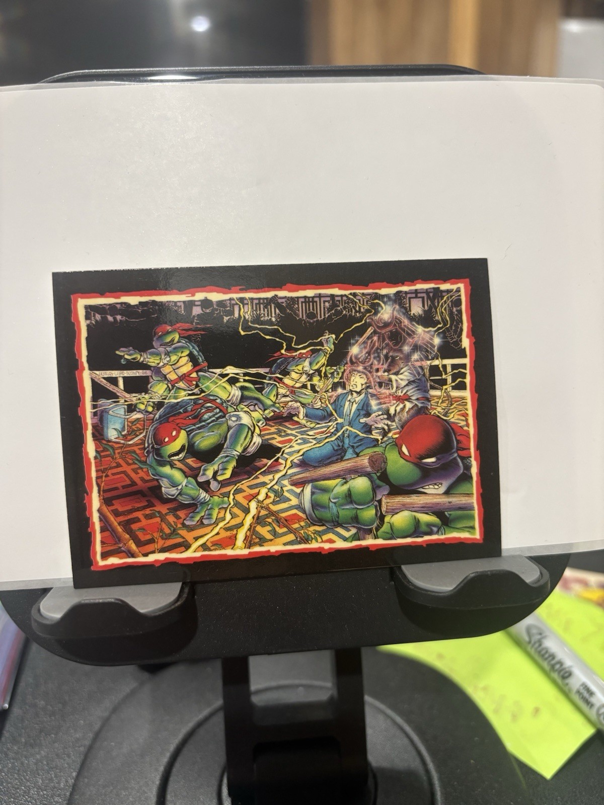 Topps 1989 TMNT Edizione da Collezione Bonus Card #I Rara SP Possessata