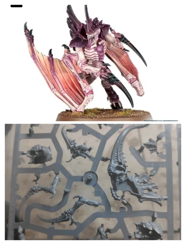 Winged tyranid prime Warhammer 40k  tiranidos