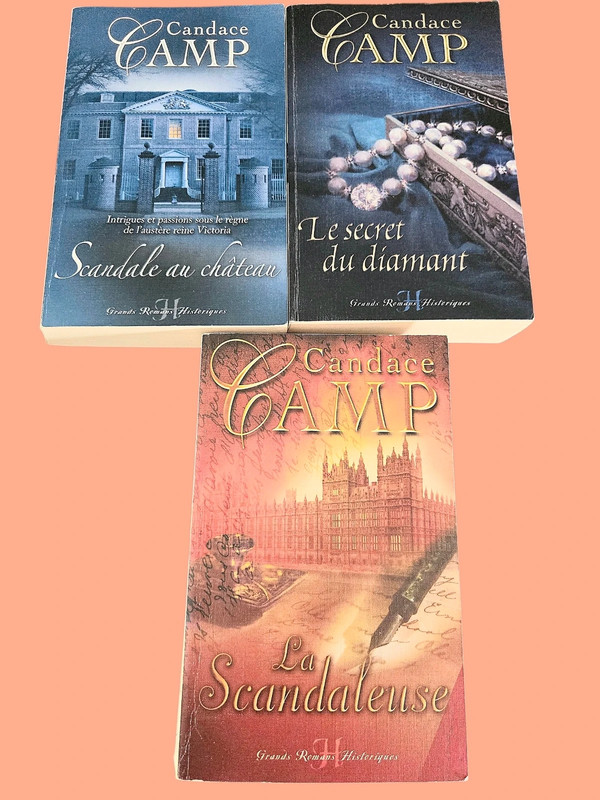 Lot 4 livres Candace Camp (Grands Romans Historiques)🌸