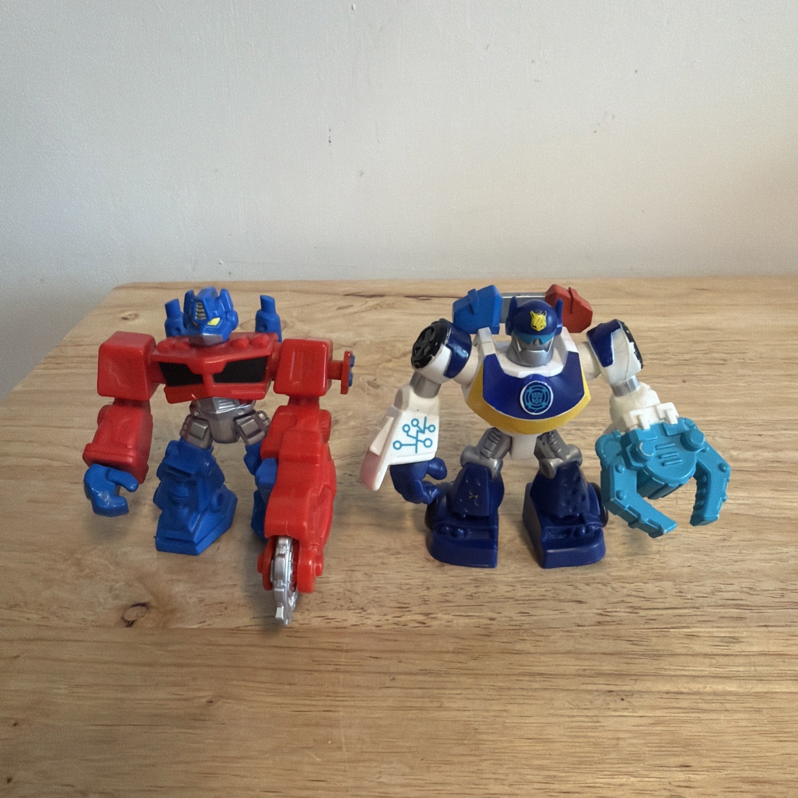 Playskool Heroes Transformers Rescue Bot 3,5" Optimus Prime & Chase 