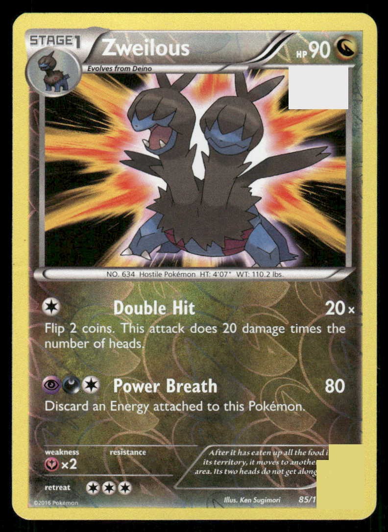 POKEMON TWOILOUS STEAM SIEGE 85/114 REVERSE HOLO UC LP