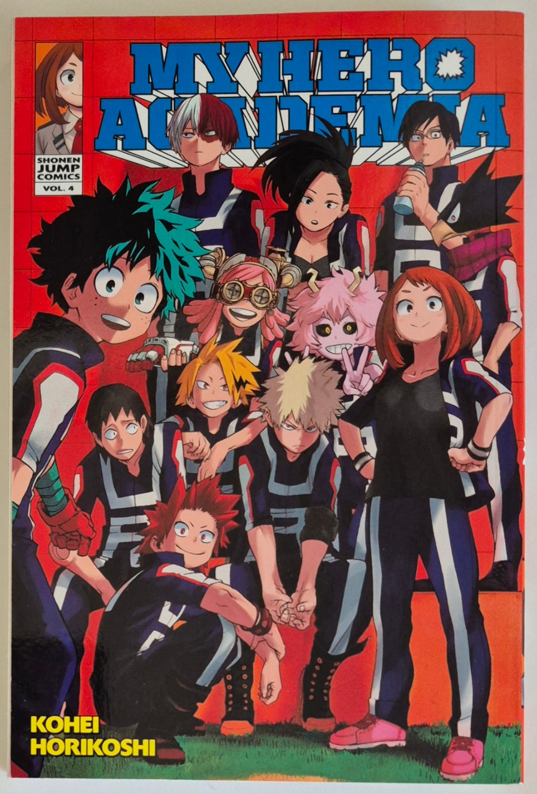 MY HERO ACADEMIA Vol. 4 (inglese, Viz Media, copertina morbida, nona stampa, 2020)