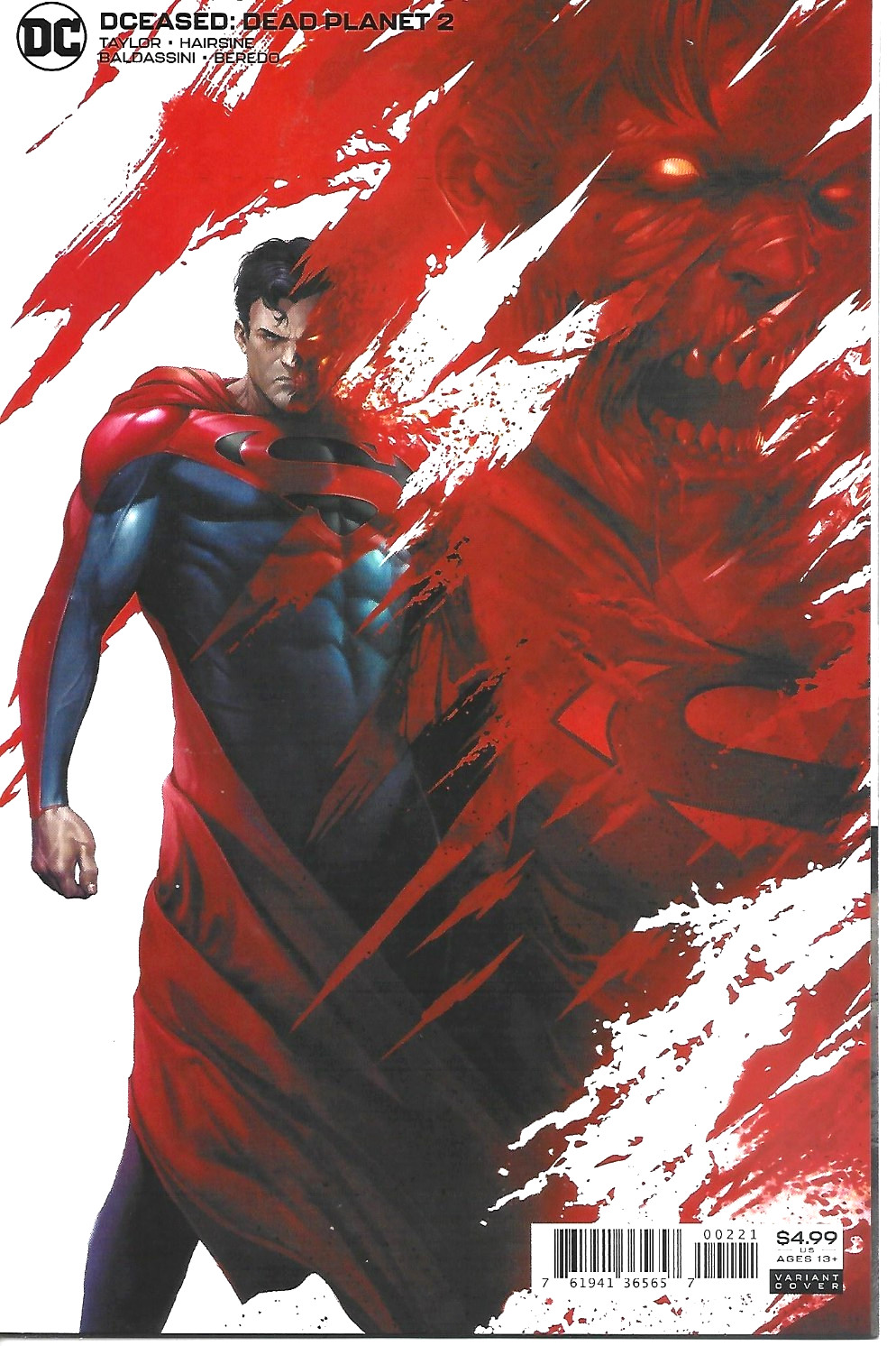 DCEASED DEAD PLANET #2 FRANCESCO MATTINA VARIANT DC COMICS 2020 NEW UNREAD B/B