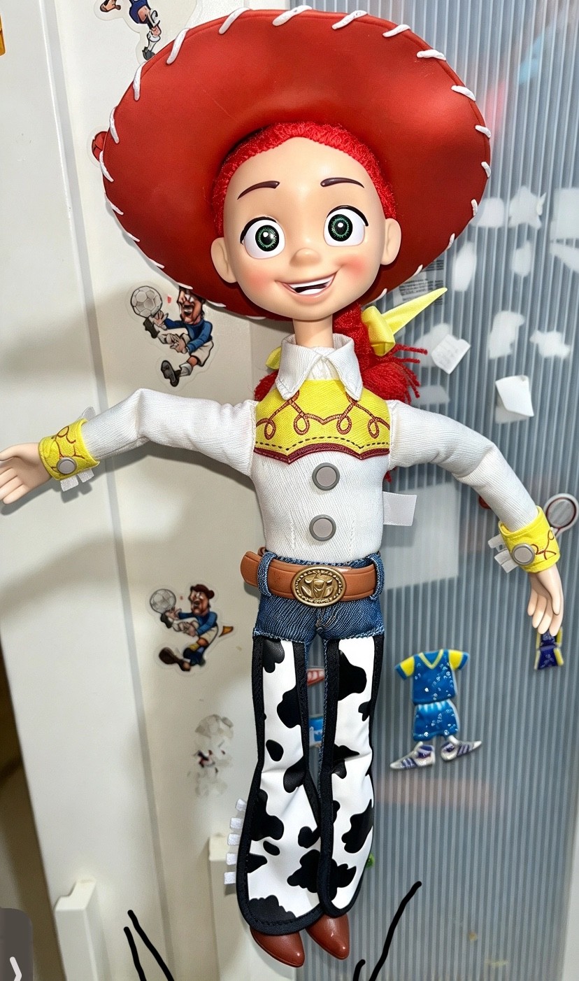 Toy Story Pull String Disney store Jessie interactive Talking Action Figure Doll