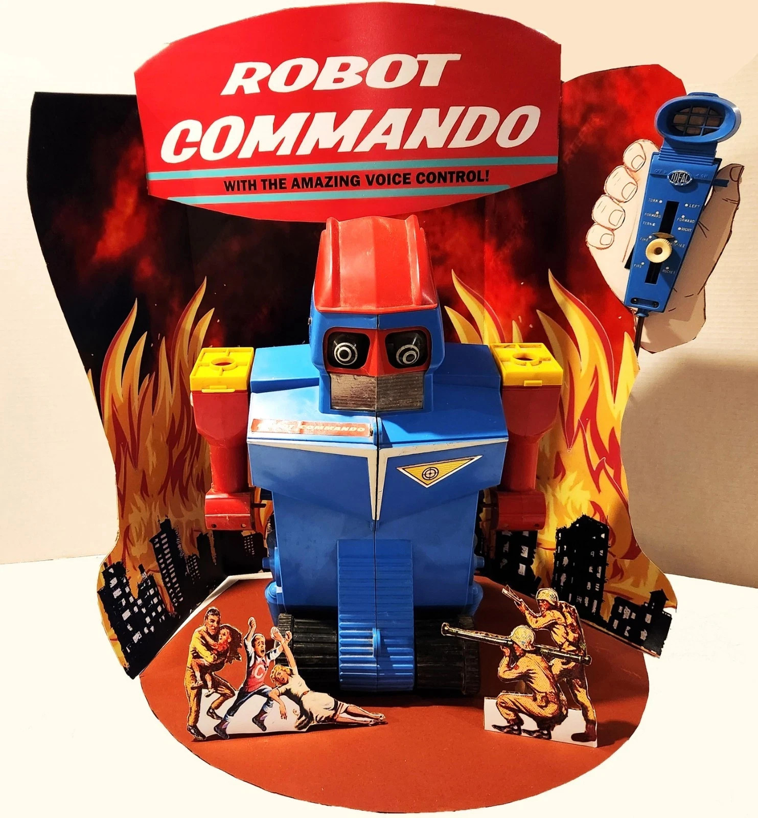 ProtoType - Espositore da banco negozio giocattoli Robot Commando 26 altezza x27 larghezza x16" profondità
