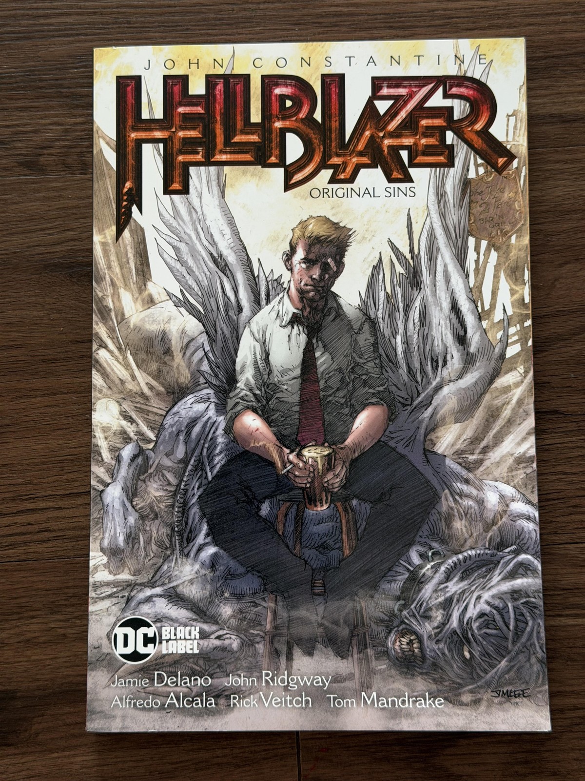 DC Comics Hellblazer John Constantine Original Sins graphic novel etichetta nera