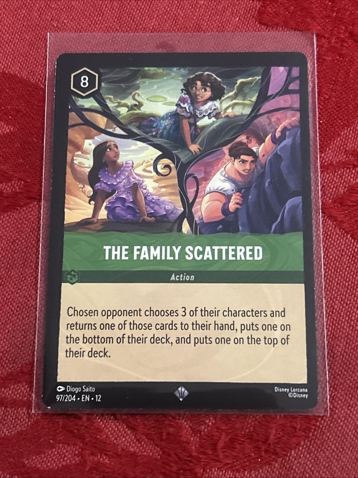 FOIL Lorcana Wilds Sconosciuto - La Famiglia Sparsa - Super Rara - 97/204 FOIL
