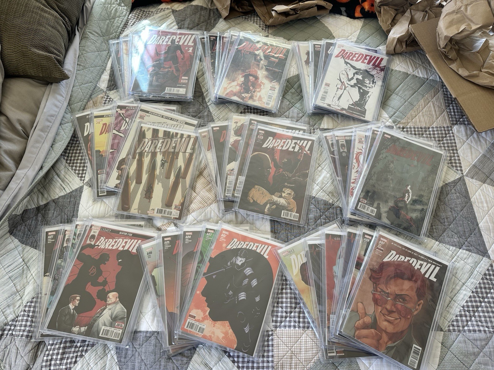 Daredevil Vol. 5 #1-28, #595-612 Soule NM Top Loaders Complete LOOK #11 #14 MUSE