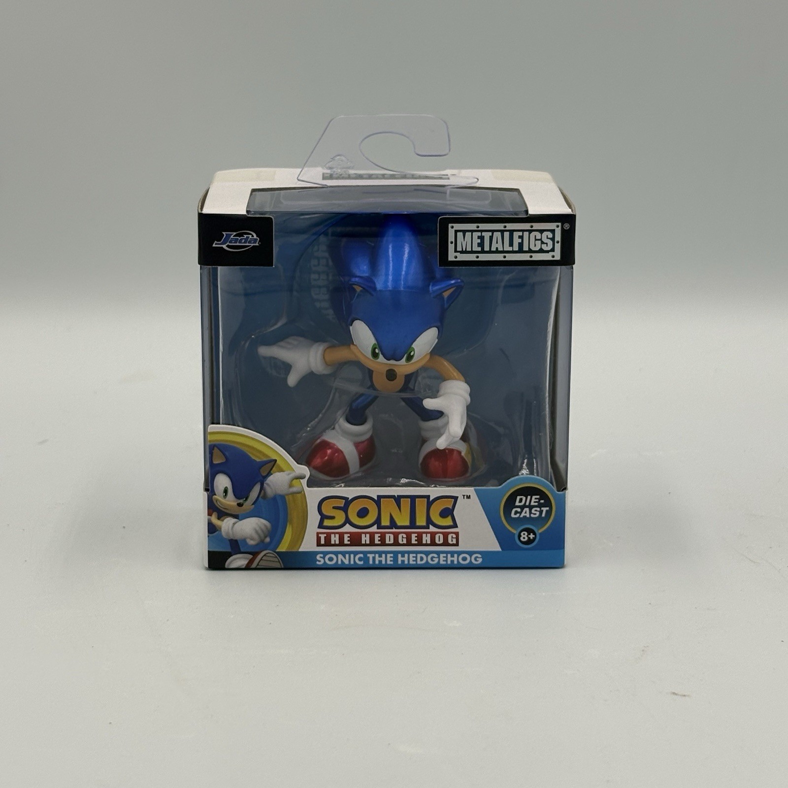 New Jada Sonic the Hedgehog Metalfigs Die-Cast 2.5” Sonic Figure NIB