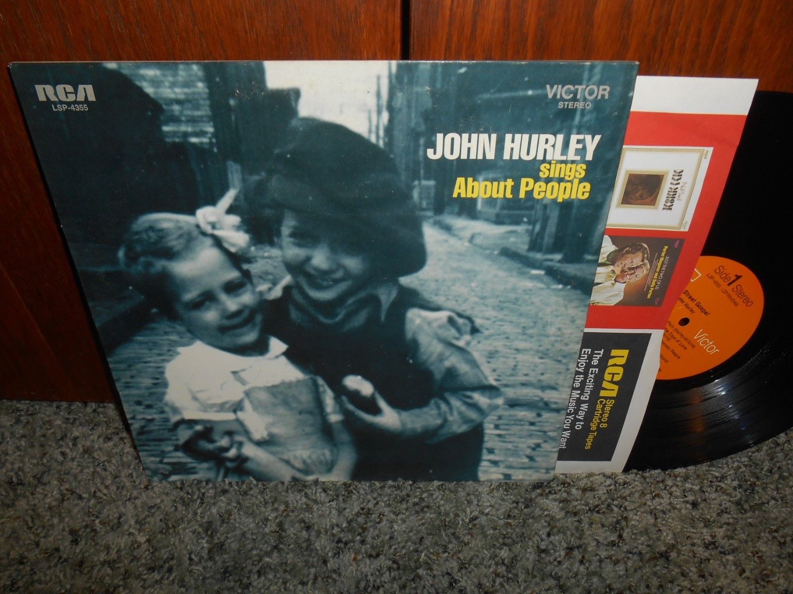 John Hurley  Sings About People 1970 RCA Victor LSP-4355 COUNTRY BLUES ROCK LP