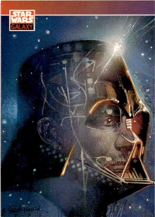 1993 Topps Star Wars Galaxy Serie 1 Trading Card #123 Nuove Visioni