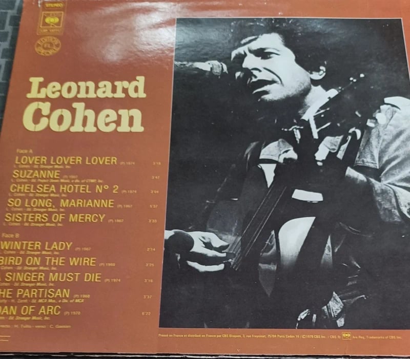 Vinyle Léonard Cohen