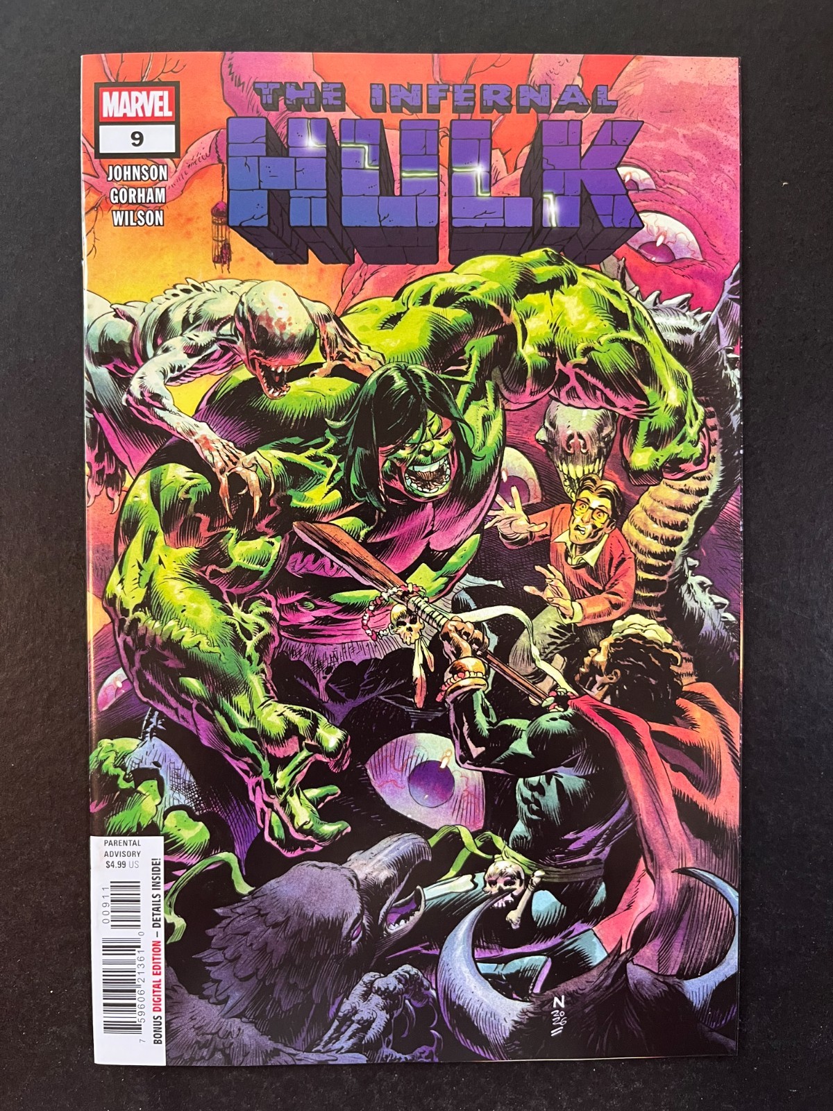 INFERNAL HULK #9 *VF+ (8.5)* (MARVEL, 2026) PHILLIP KENNEDY JOHNSON!  PICCOLO!