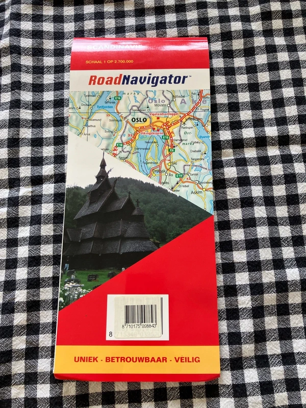 Wegenkaart scandinavie