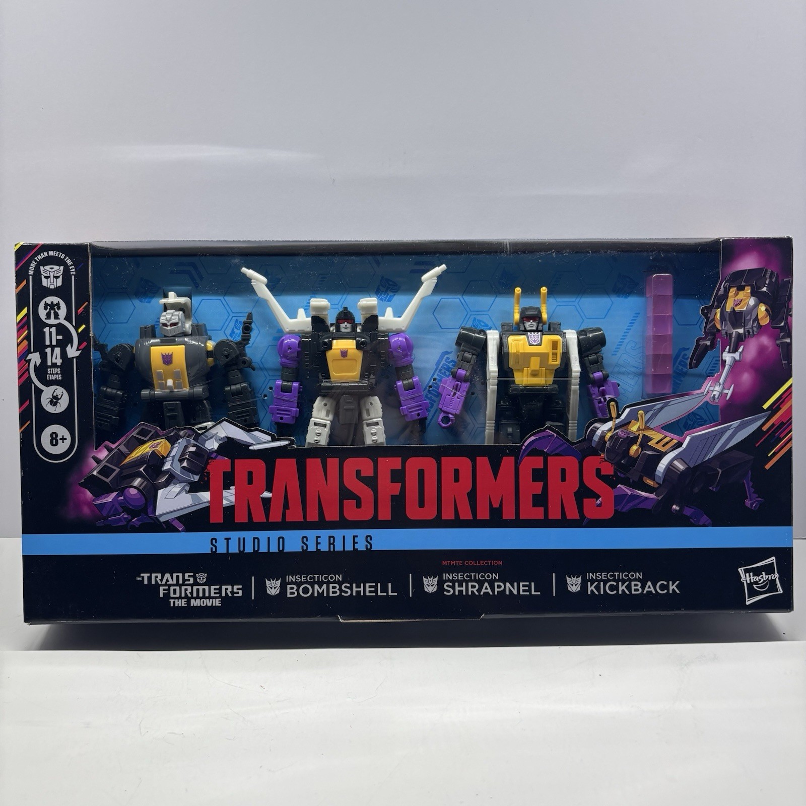 Transformers Studio Series Insecticons Confezione da 3 Bombshell, Kickback, Shrapnel NUOVO